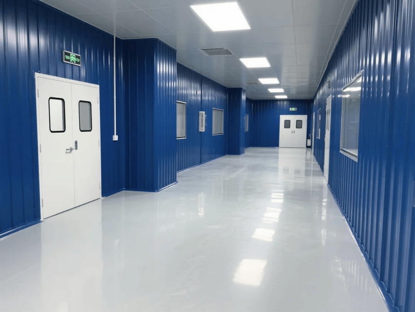 蚌埠萬級光伏材料生產潔凈車間凈化裝修工程分享